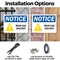 Signmission Main Gas Shutoff OSHA Notice Sign, Plastic, 10in W x 7in L, 2PK OS-2PACK-NS-P-710-L-15916 - alternate 3